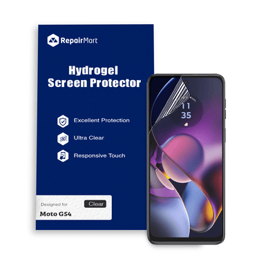 Motorola G54 Compatible Premium Hydrogel Screen Protector With Full Coverage Ultra HD